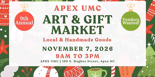 Apex UMC - 9th Annual Art & Gift Market