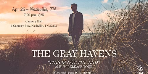 April 26th | Nashville, TN | This Is Not The End Album Release Tour