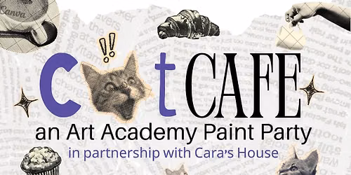 Cat Caf\u00e9 - An Art Academy Paint Party