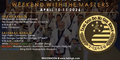 2026 Weekend With The Masters