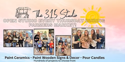 Open Studio- During Farmers Market