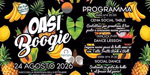 Oasi Boogie 24 Agosto
