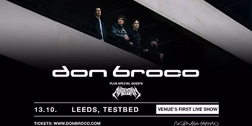 Don Broco LIVE in Leeds | 13th October 2026