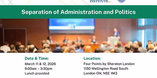 Separation of Administration and Politics