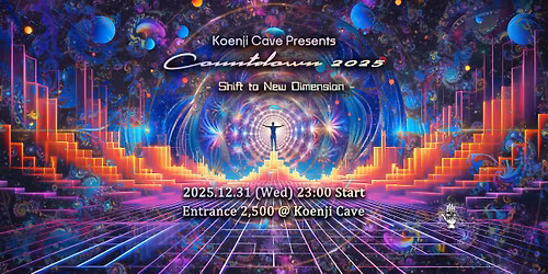 Koenji Cave presents - Countdown 2025 - Shift to New Dimension -
