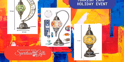 Holiday Craft Studio: Create Your Own Turkish Mosaic Lamp