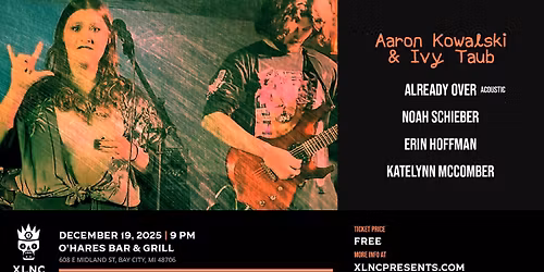 Aaron Kowalski & Ivy Taub | December 19 at O'Hares Bar & Grill