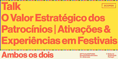 Talk SCOPEN | 28\u00ba Festival CCP