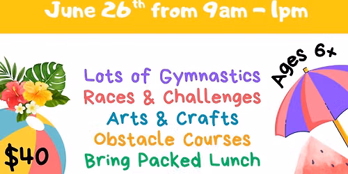 Rollin\u2019 Into Summer Gymnastics Day Camp 