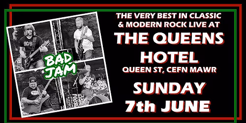 Sunday Funday with Bad Jam at Queens Hotel, Cefn Mawr
