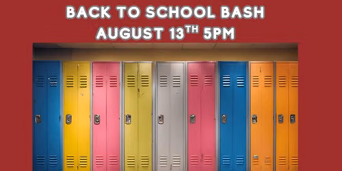 Back to School Bash!