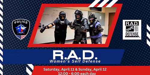 RAD Women's Self Defense Course (FREE)