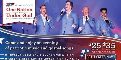One Nation Under God with Ernie Haase & Signature Sound