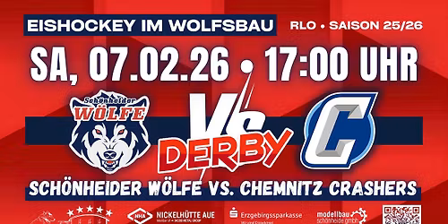 DERBY \u2022 Sch\u00f6nheider W\u00f6lfe vs. Chemnitz Crashers