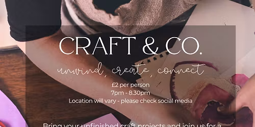 Craft & Co. - a place to work through those unfinished craft projects!