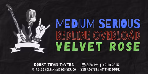 Medium Serious w\/ Redline Overload + Velvet Rose
