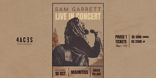 SAM GARRETT Live in concert