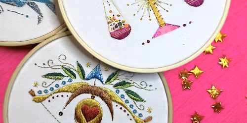 Zodiac Embroidery Workshop at The Banker, EC4