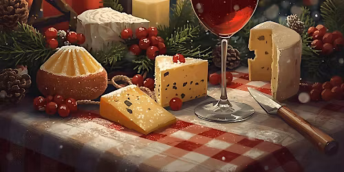 Festive cheese and wine evening