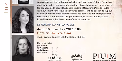 De la honte \u00e0 la sororit\u00e9