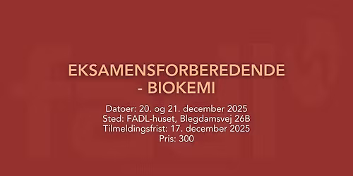 Eksamensforberedende - Biokemi