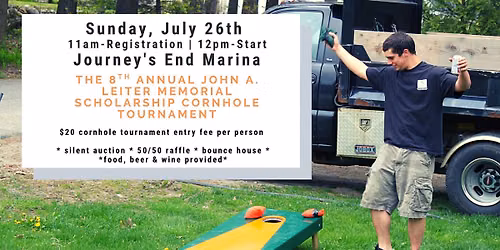 8th Annual John Leiter Memorial Scholarship Cornhole Tournament