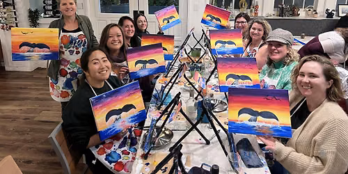 Surfer's Point Paint Party at Deep Sea Tasting Room