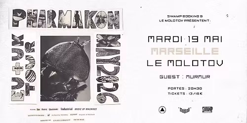 PHARMAKON [Noise industriel | USA] + MURMUR \u2022 Le Molotov, Marseille