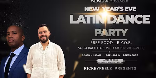 EPIC NEW YEAR'S EVE Latin Dance Party