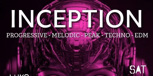INCEPTION @ MONKEY SUIT EXETER - SAT 5th SEPT