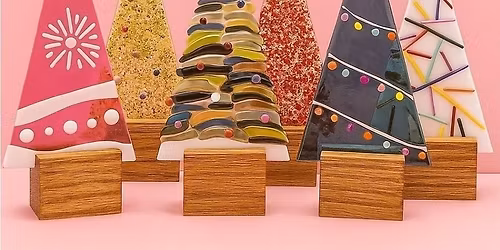 Fused Glass Christmas Trees