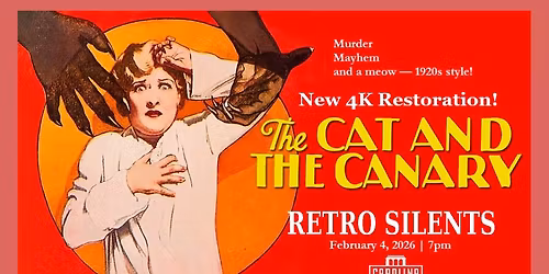 Paul Leni\u2019s THE CAT AND THE CANARY: New 4K Restoration! (1927)