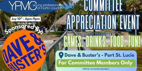 Committee Appreciation Party - Committee Members ONLY
