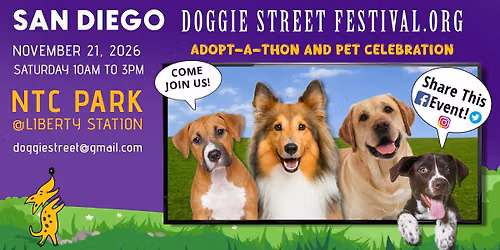 17th ANNUAL DOGGIE STREET FESTIVAL & PET ADOPT-A-THON