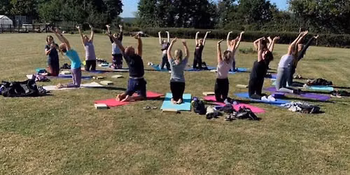 Family yoga with the Alpacas