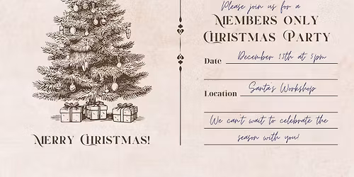 MWJT - Members Only Christmas Party 2025