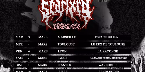SCARLXRD \u00b7 06\/03\/26 \ud83d\udd25 La Rayonne (Villeurbanne)