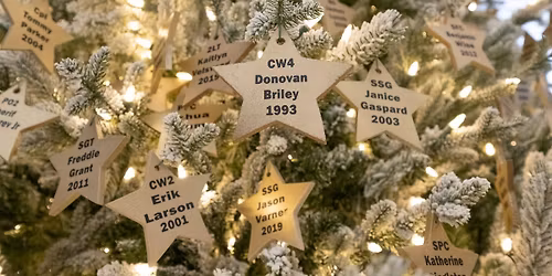 Fallen Heroes Holiday Tree - Set Up
