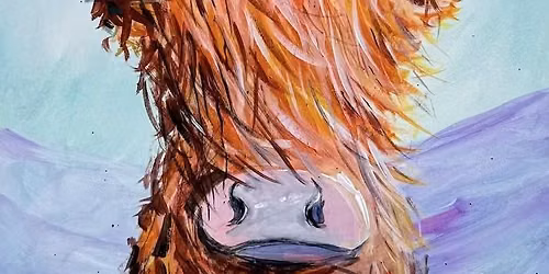 Paint a highland cow at Turtle Bay in Derby