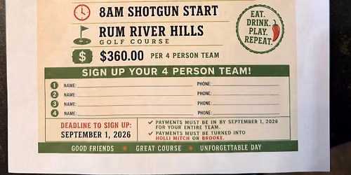 7th Annual Golf Tournament 