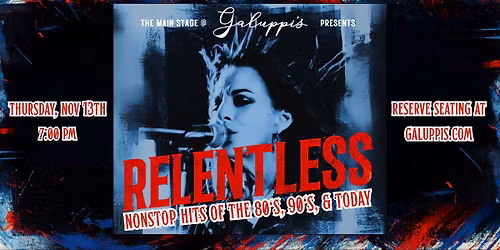 Relentless Performing Live @ Galuppi's