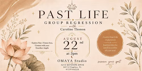 Past Life Group Regression with Caroline Thonon | OMAYA Studio
