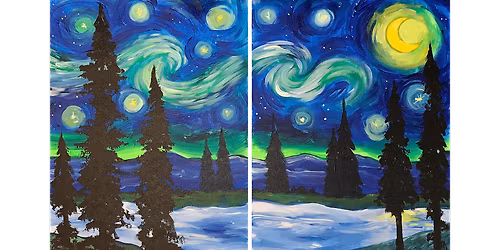Starry Night by the Lake Date Night - Paint and Sip in Cincinnati | Classpop!\u2122