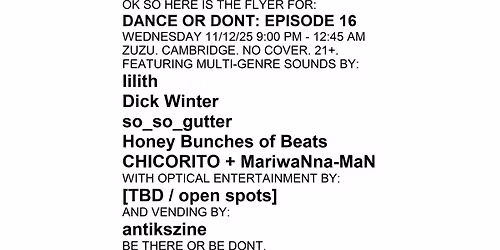 DANCE OR DONT: EPISODE 16