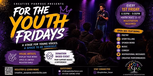 Poetry in Motion Art Show: For the Youth Fridays edition