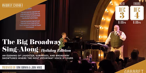 The Big Broadway Sing-Along: Holiday Edition