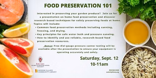 Food Preservation 101