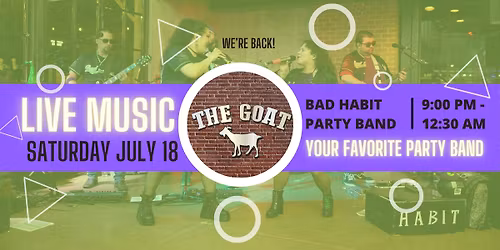 Bad Habit Party Band - LIVE at The Goat Manchester