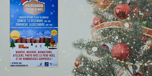march\u00e9 de No\u00ebl Les M\u00e9tiers d'Haubourdin 2025