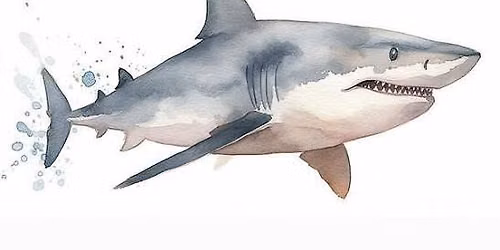 Watercolor Shark Workshop